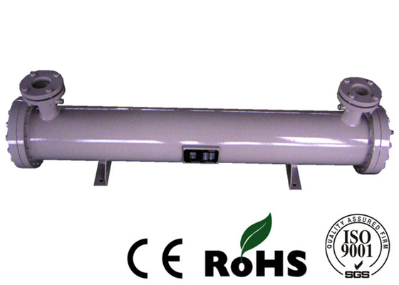 Refrigerador industrial Shell y tipo del tubo de la tubería del evaporador cuatro del cambiador de calor del tubo
