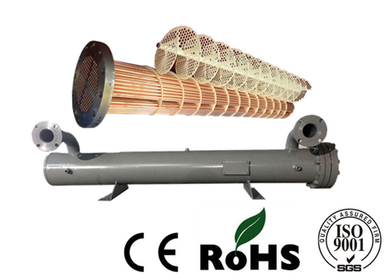 Cambiador de calor industrial del evaporador del tubo de Shell del equipo del intercambio de calor